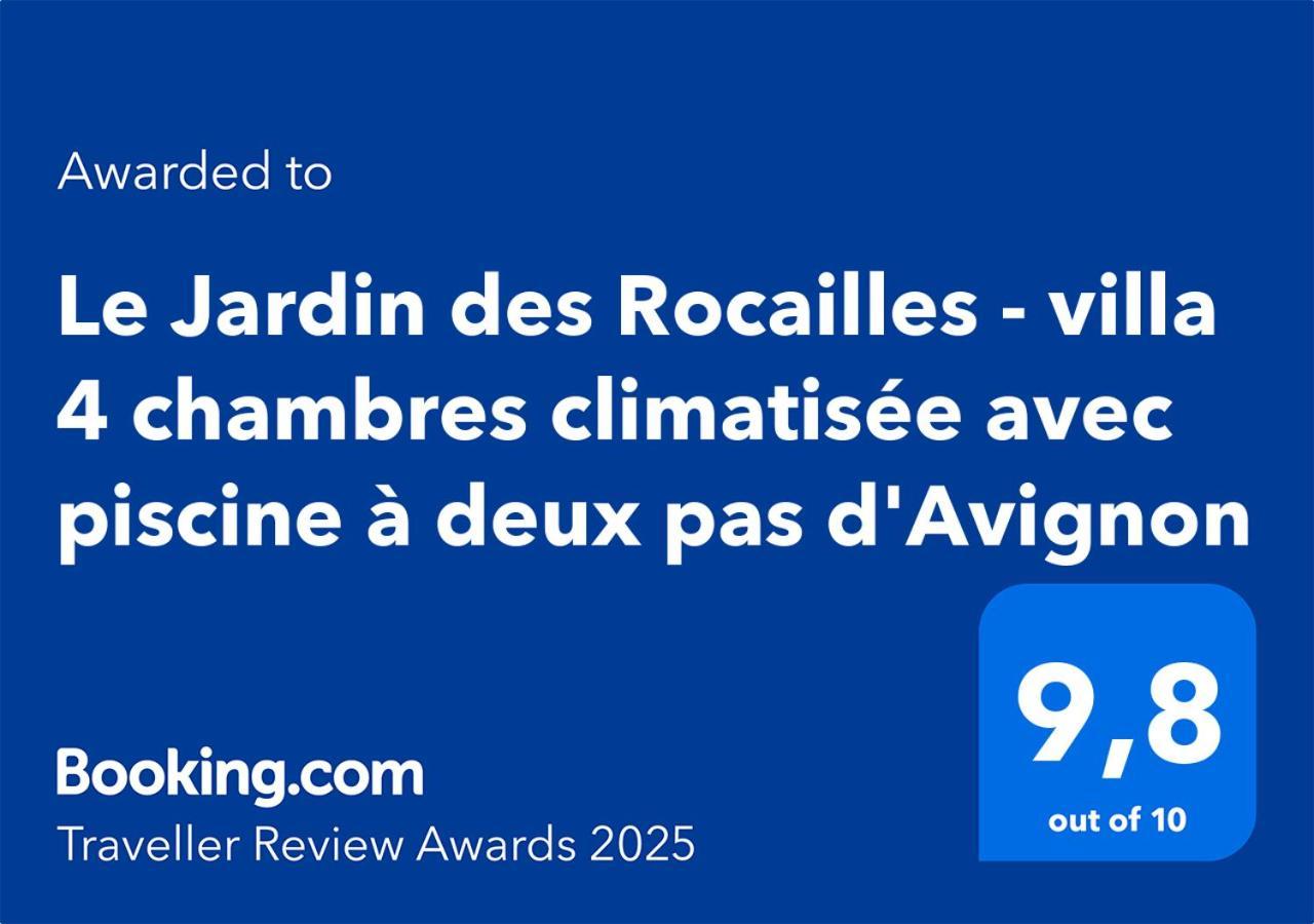 Le Jardin Des Rocailles - Villa 4 Chambres Climatisee Avec Piscine A Deux Pas D'Avignon Villeneuve-lès-Avignon Εξωτερικό φωτογραφία